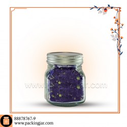 جار شیشه ای چهارگوش درب کانتینری سایز 5